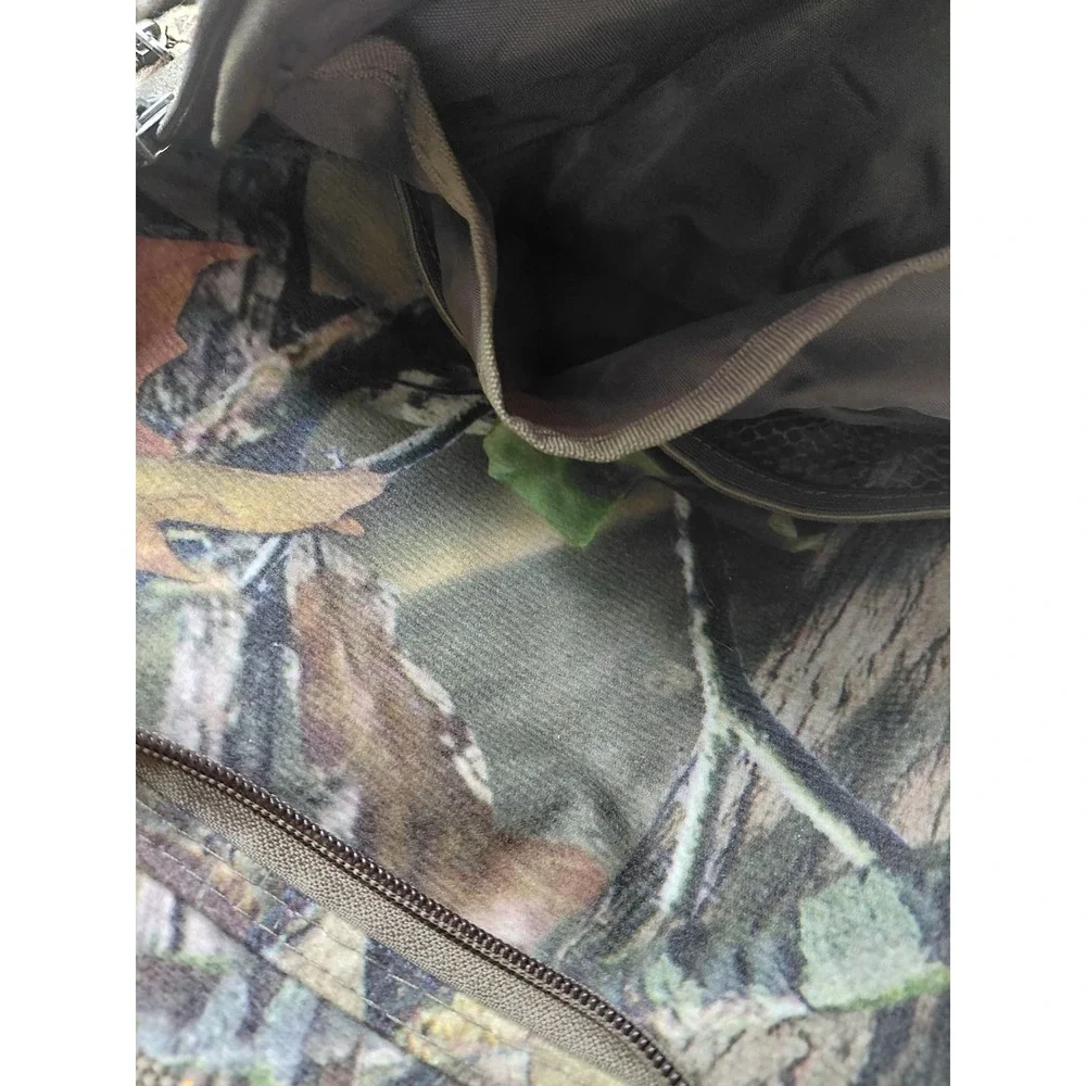 Leeds International Camo Backpack Tactical Outdoor Hiking Laptop Bag Brown